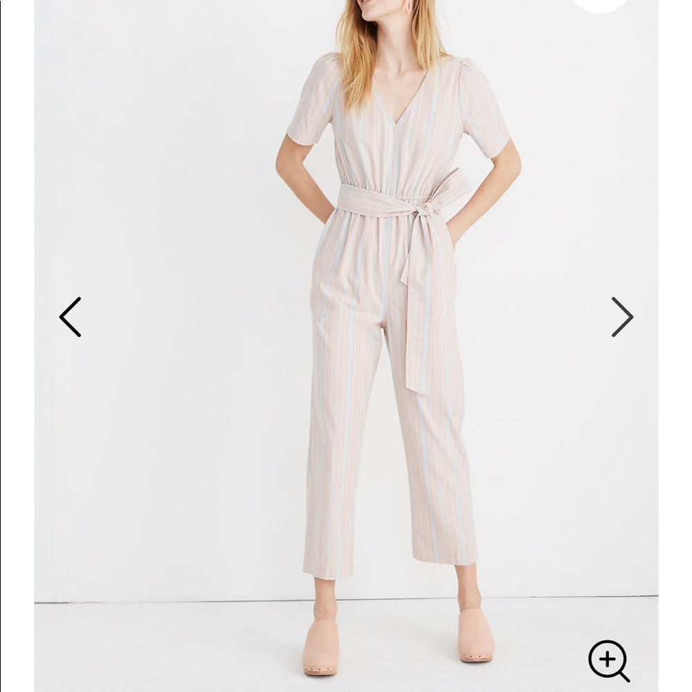 Madewell Striped Jumpsuit